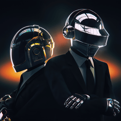 Daft Punk sample before pixel conversion