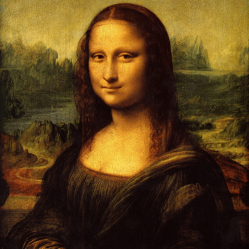 Mona Lisa sample before pixel conversion